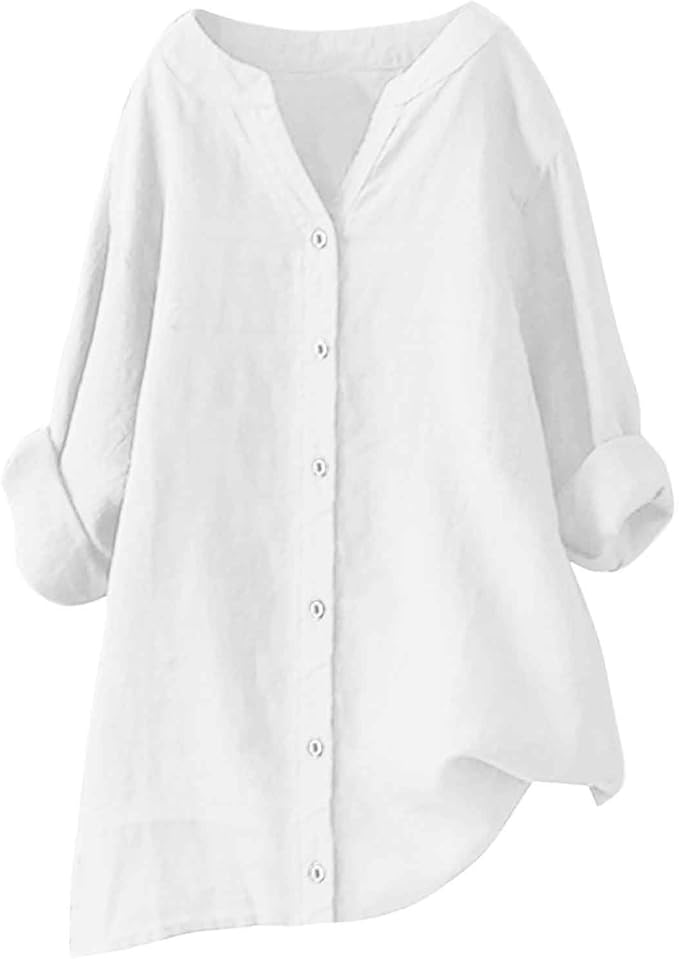 Aava™ | Lightweight Cotton-Linen Blend Shirt with a Relaxed Summer Vibe