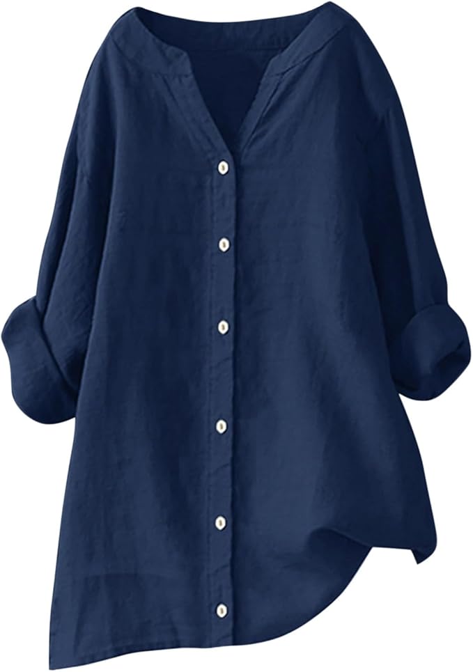 Aava™ | Lightweight Cotton-Linen Blend Shirt with a Relaxed Summer Vibe
