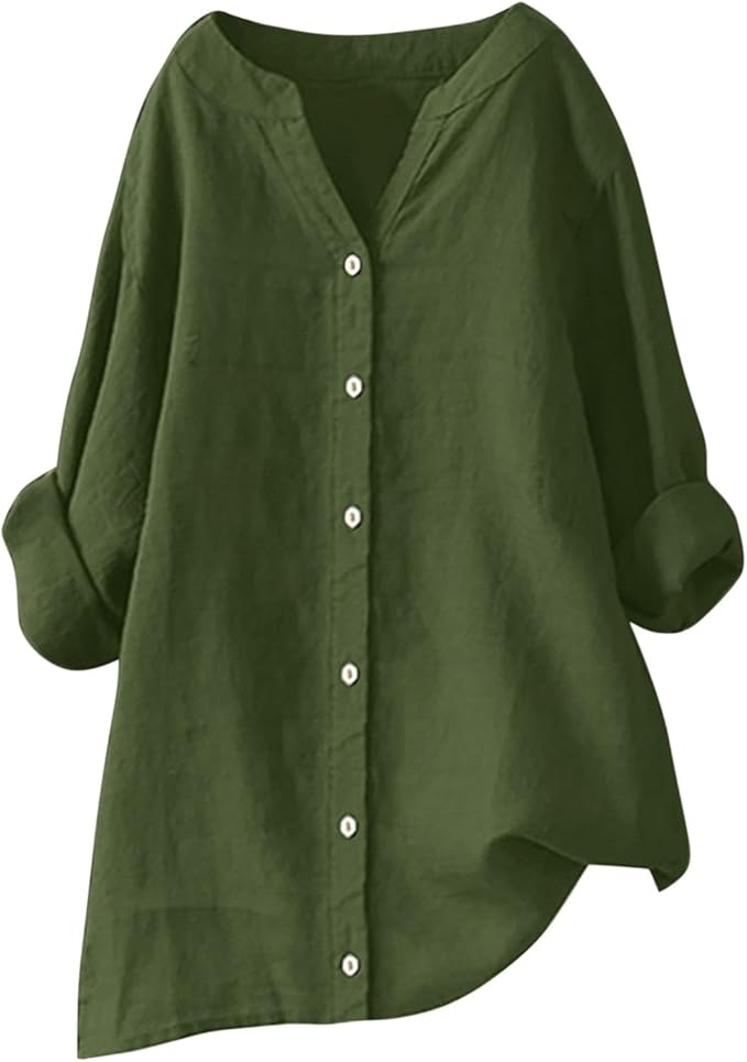 Aava™ | Lightweight Cotton-Linen Blend Shirt with a Relaxed Summer Vibe